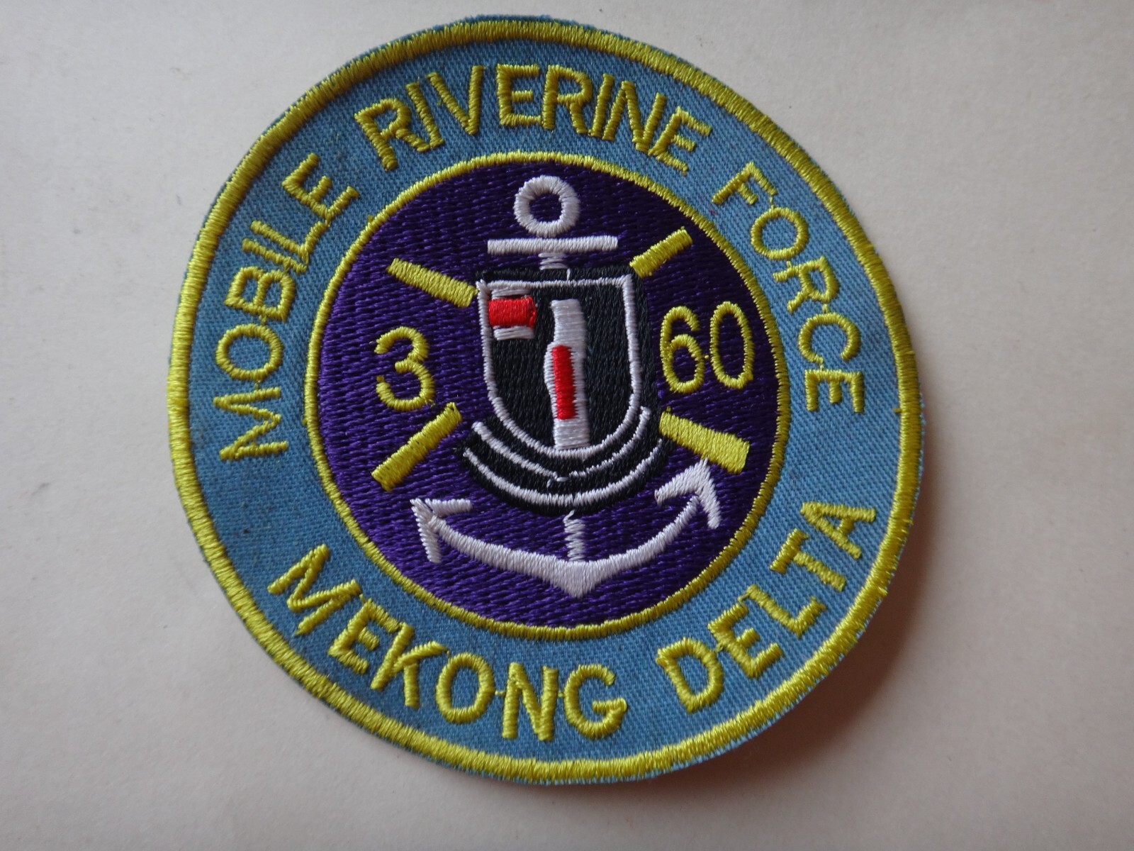 US 3rd Bn 60th Infantry Rgt MOBILE RIVERINE FORCE MEKONG DELTA Vietnam War Patch