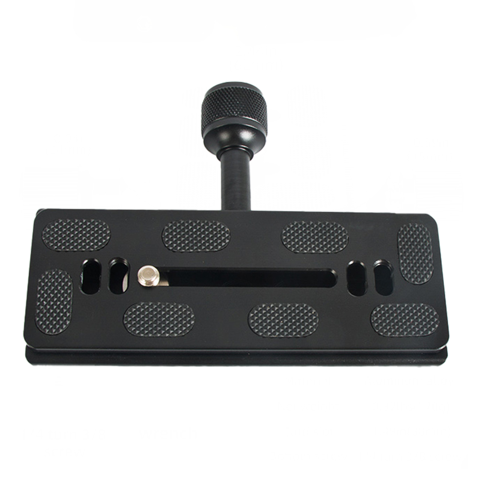 120mm Extended Tripod Conversion clamp with Quick Release Plate for DSLR Camera
