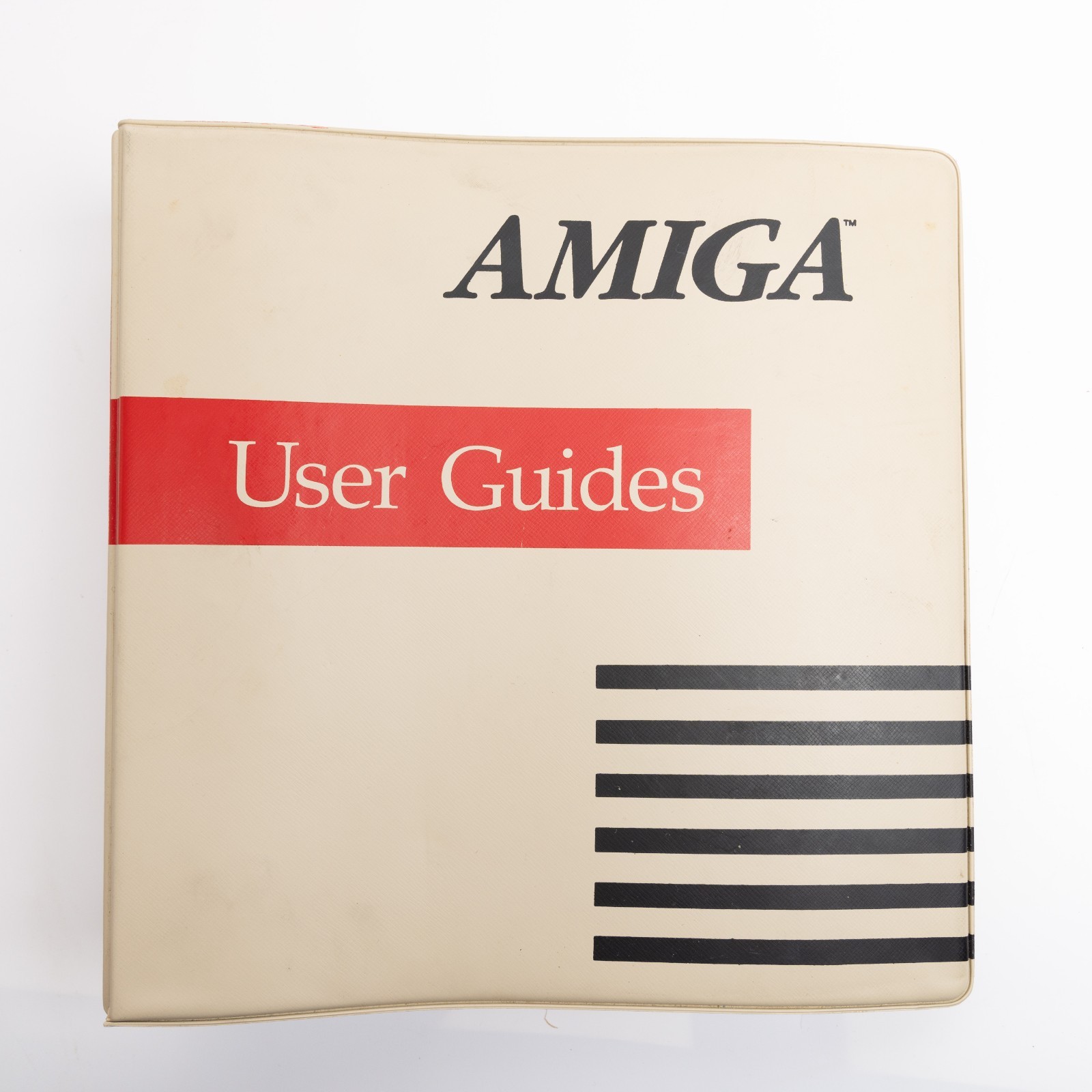 Vintage Commodore Amiga User Guides Binder No Discs