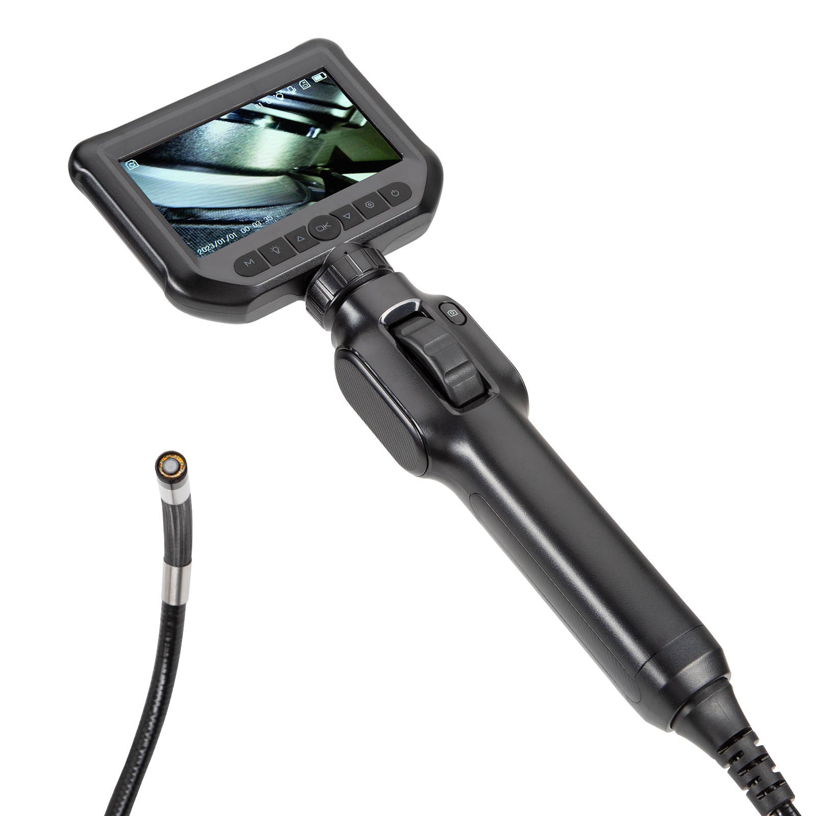 Two-Way Articulating Borescope Camera Endoscope Camera Inspection With 32GB Card