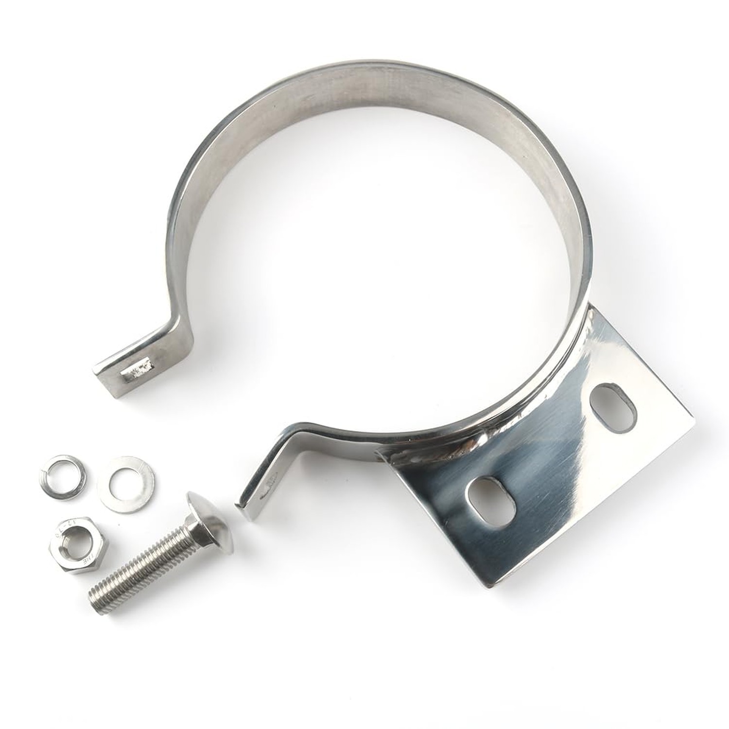 Fits Peterbilt Exhaust Stack 5" Mount Bracket Clamp Chrome 379 359 1987-1993 ...