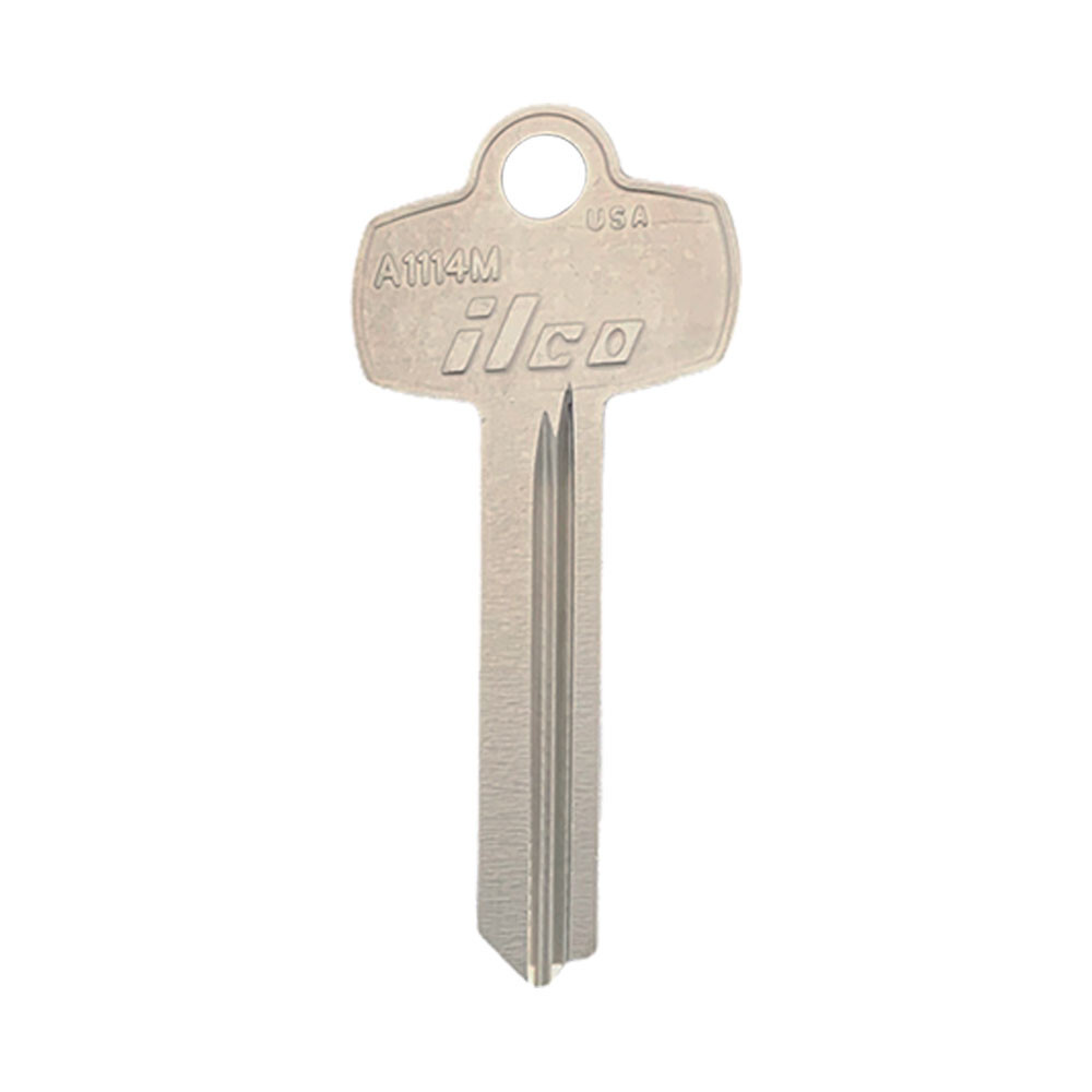 A1114M, 1A1M1 Key Blank 6-Pin Nickel
