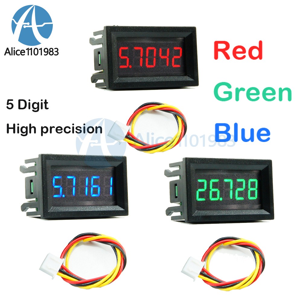 DC0-33V 0.36 inch LED Display Three-wire Five-digit High-precision Voltmeter