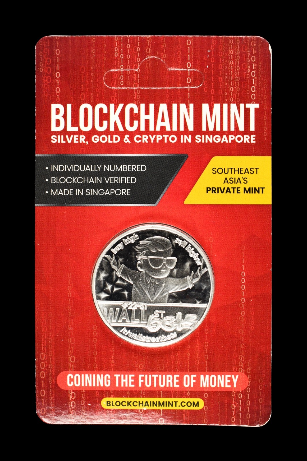 2021 Blockchain Mint 1oz Silver Round