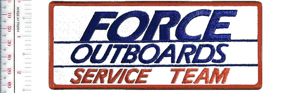 Outrboards Force Outboards Motor Service Team Racing Crew Patch NO TARIFF