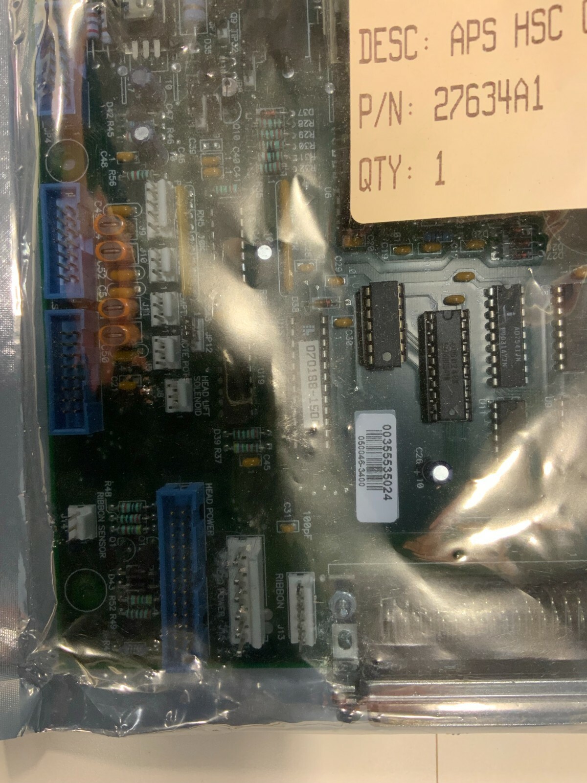Automated Packaging System Circuit Board For Precision Imprinter PN 27634A1