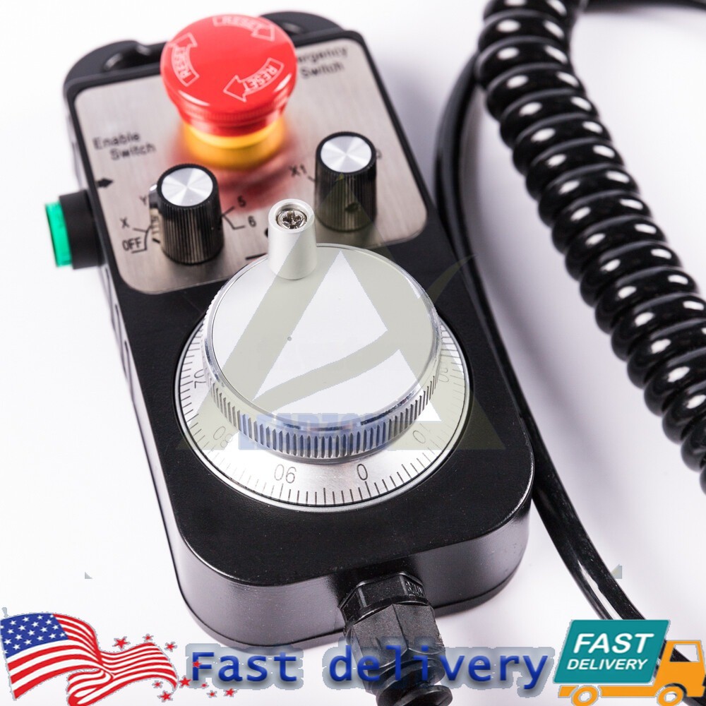 1PC Handwheel,manual pulse generator MPG for 4 Axis /6 Axis