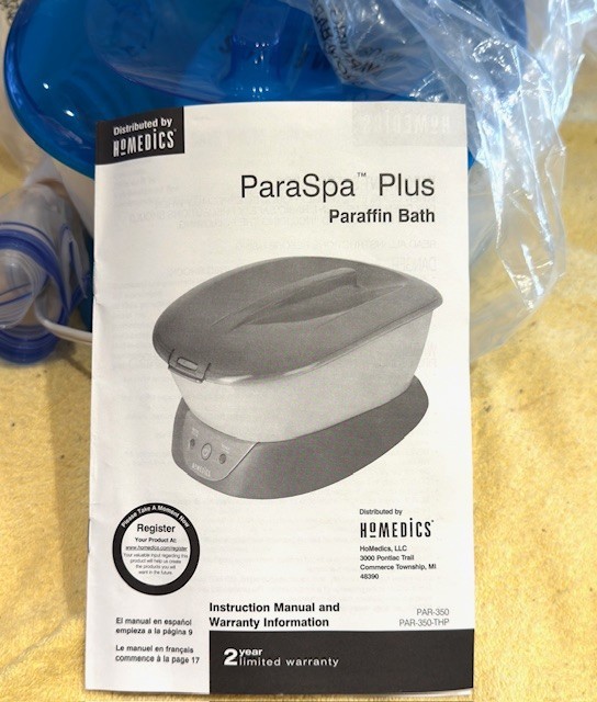 ParaSpa Plus Paraffin Bath Homedics Brand New In Box