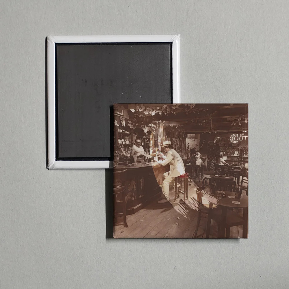 Led Zeppelin - In Through the out Door Album Cover Locker Fridge Magnet