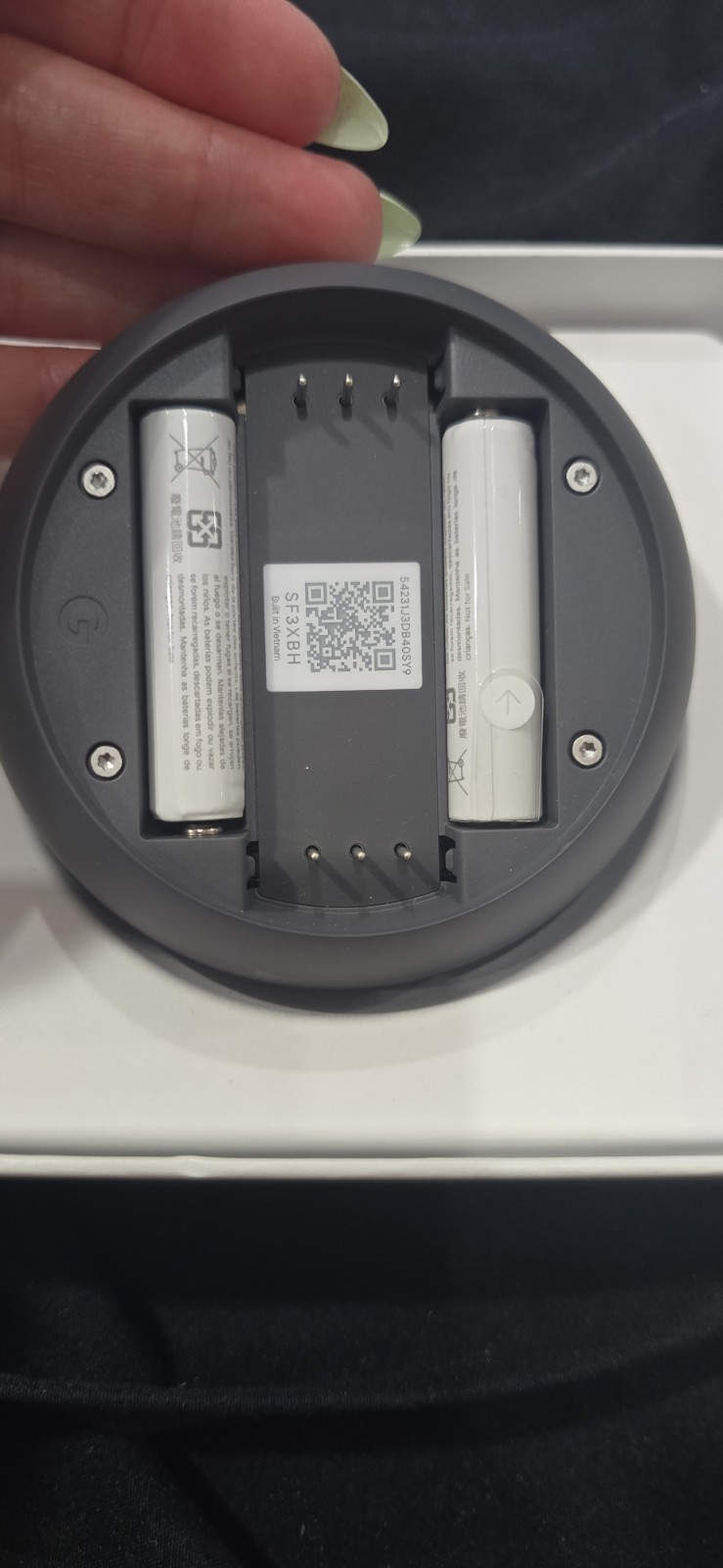 Google Nest Thermostat Charcoal Open Box Never Used