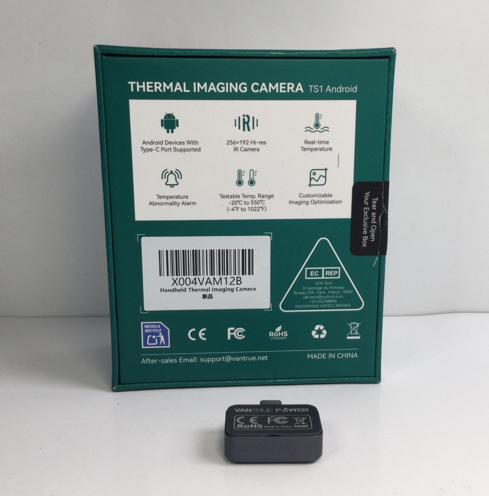 Super Resolution 512×384 Infrared Thermal Camera Android Image Camera
