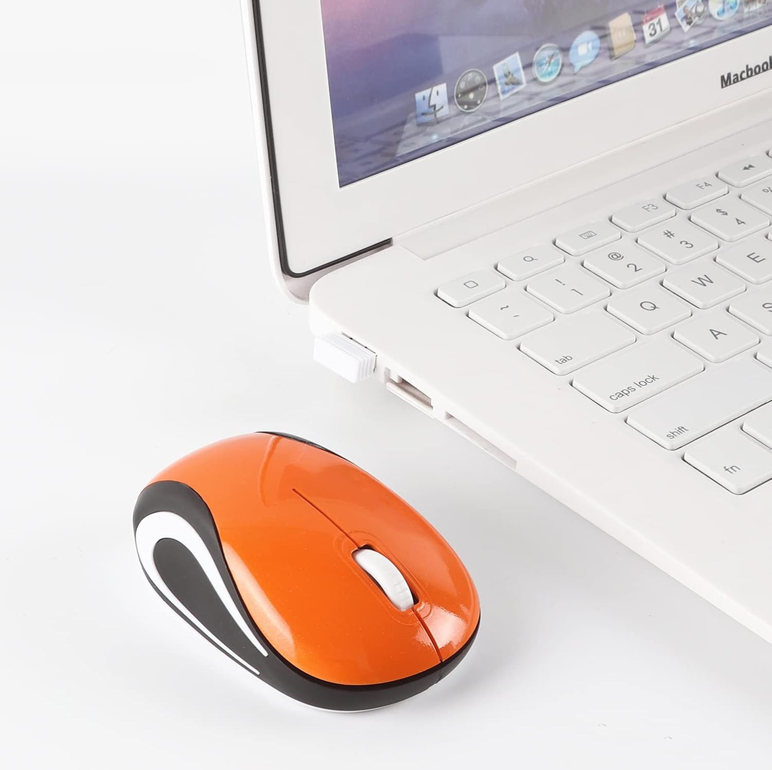 Wireless Mouse Cute Mini Computer Mouse for Laptop-Small Size Pocket Portable Co