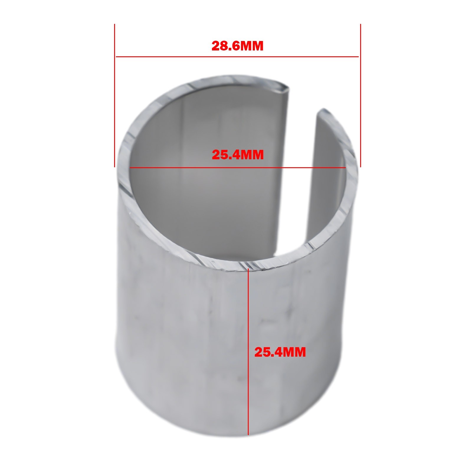 1 1/8" To 1" Stem Shim Adaptor Aluminum Cycling MTB Bike Part High Quality