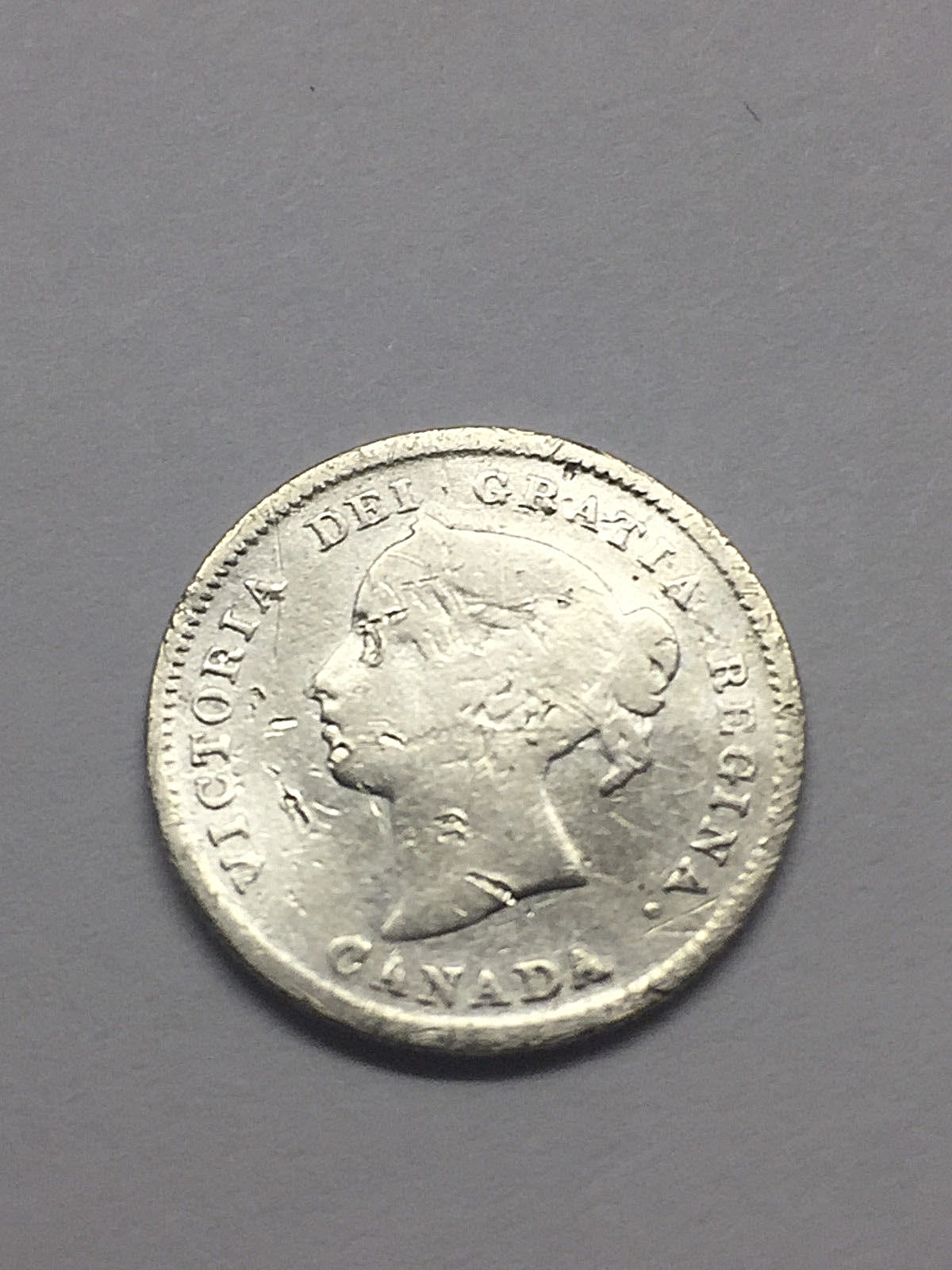 1886 Canada Five Cents Silver #1663