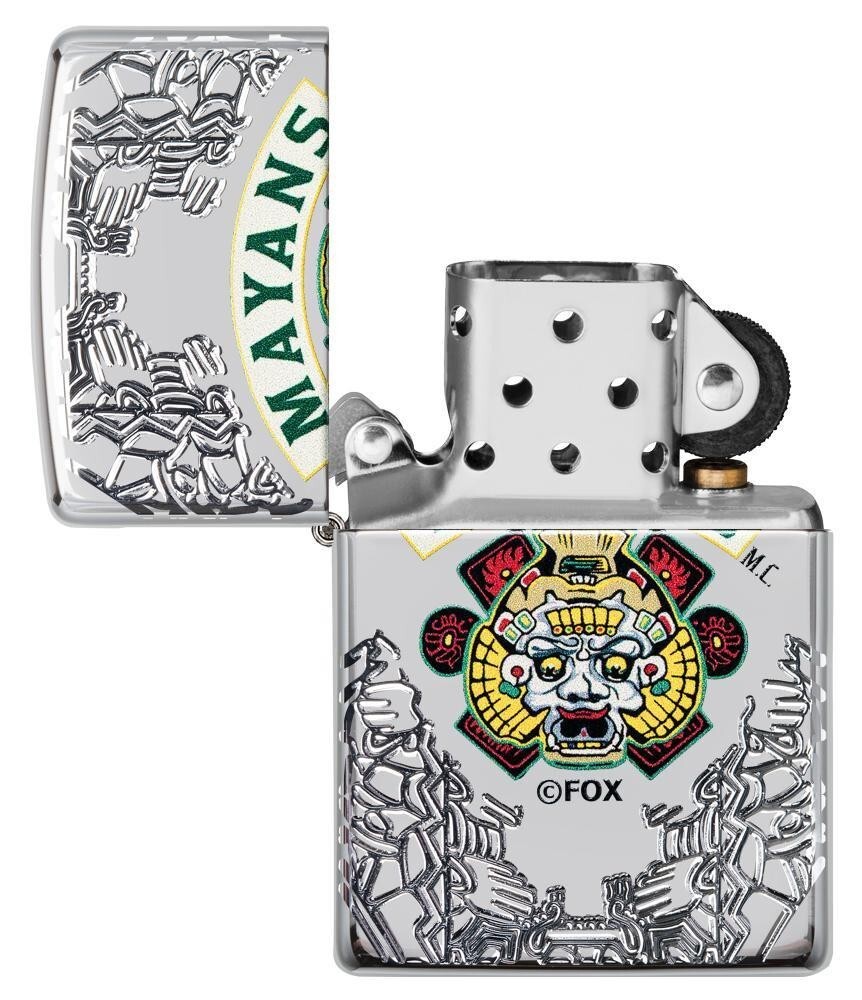 Zippo Mayans M.C. High Polish Chrome 49032