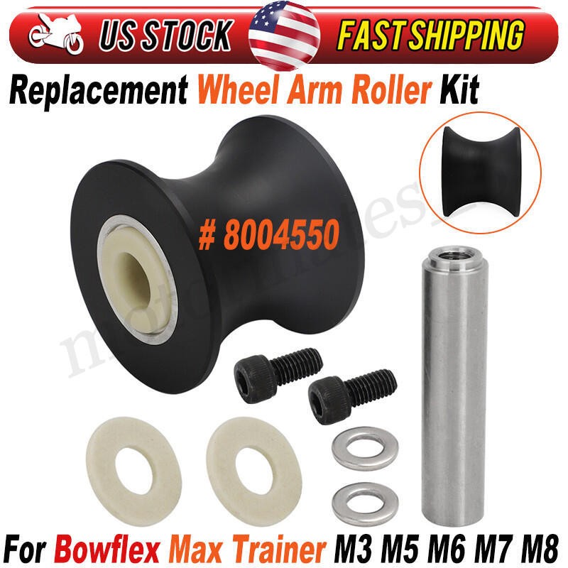 For Bowflex Max Trainer M3 M5 M6 M7 M8 Wheel Replacement Arm Roller Gym 8004550
