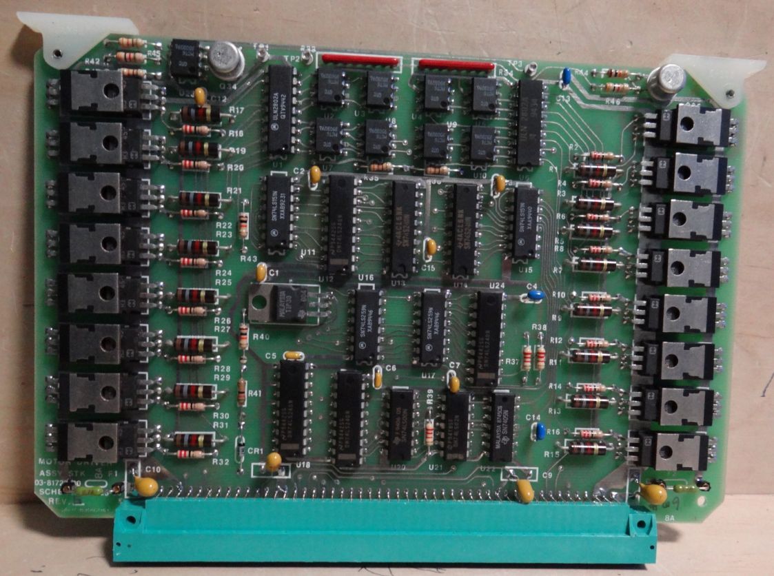 APPLIED MATERIALS MOTOR DRIVER BOARD ASSY # 03-81723** SCHEM 06-8172300-REV G