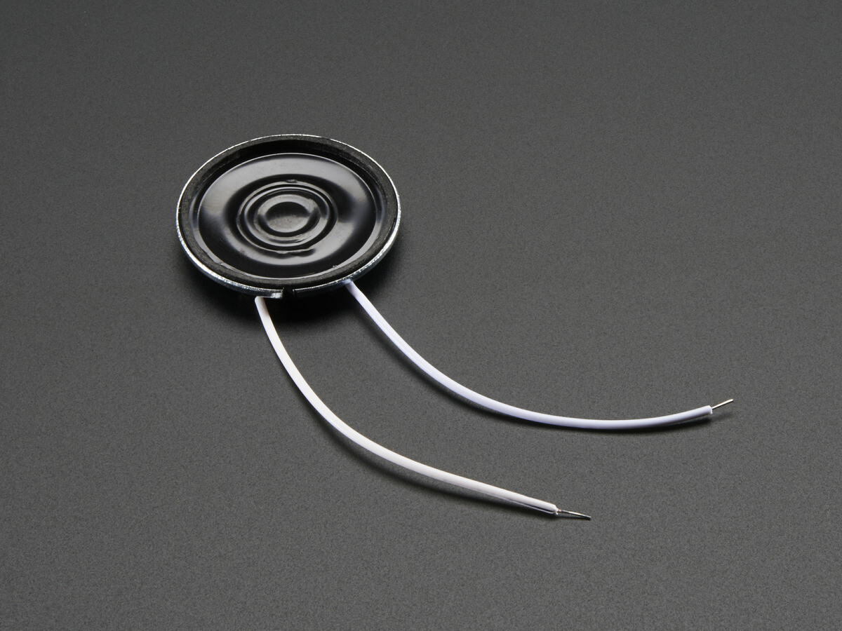 [3DMakerworld] Adafruit Mini Metal Speaker w/ Wires - 8 ohm 0.5W
