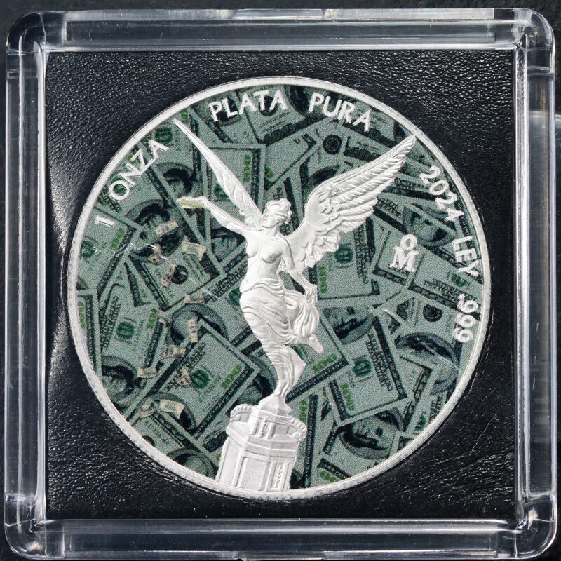 2024 Mexico 1 Ounce Silver Libertad RICHERTAD Edition OGP COA - STOCK
