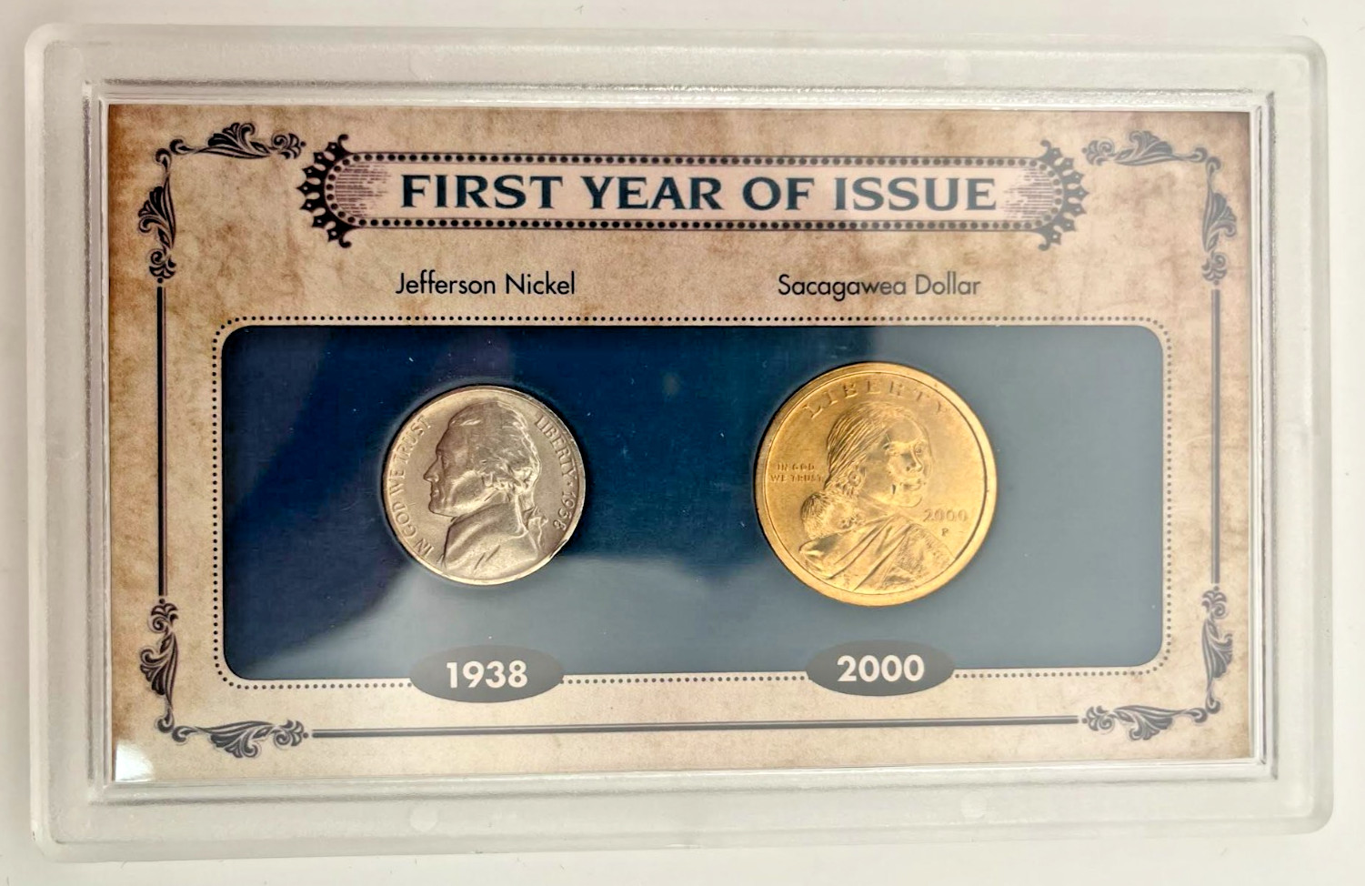 American Coin Treasures First Year of Issue Jefferson Nickel Sacagawea Dollar