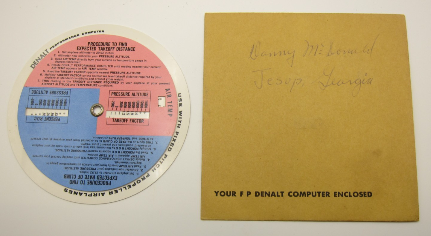 Vintage Denalt Performance Computer Fixed Pitch Propeller GPO 217-263 w/ Sleeve