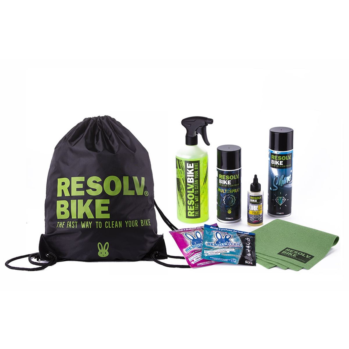 RESOLVBIKE 1102-1 MOTORCYCLE AND BIKE STARTER KIT CLEANING KIT