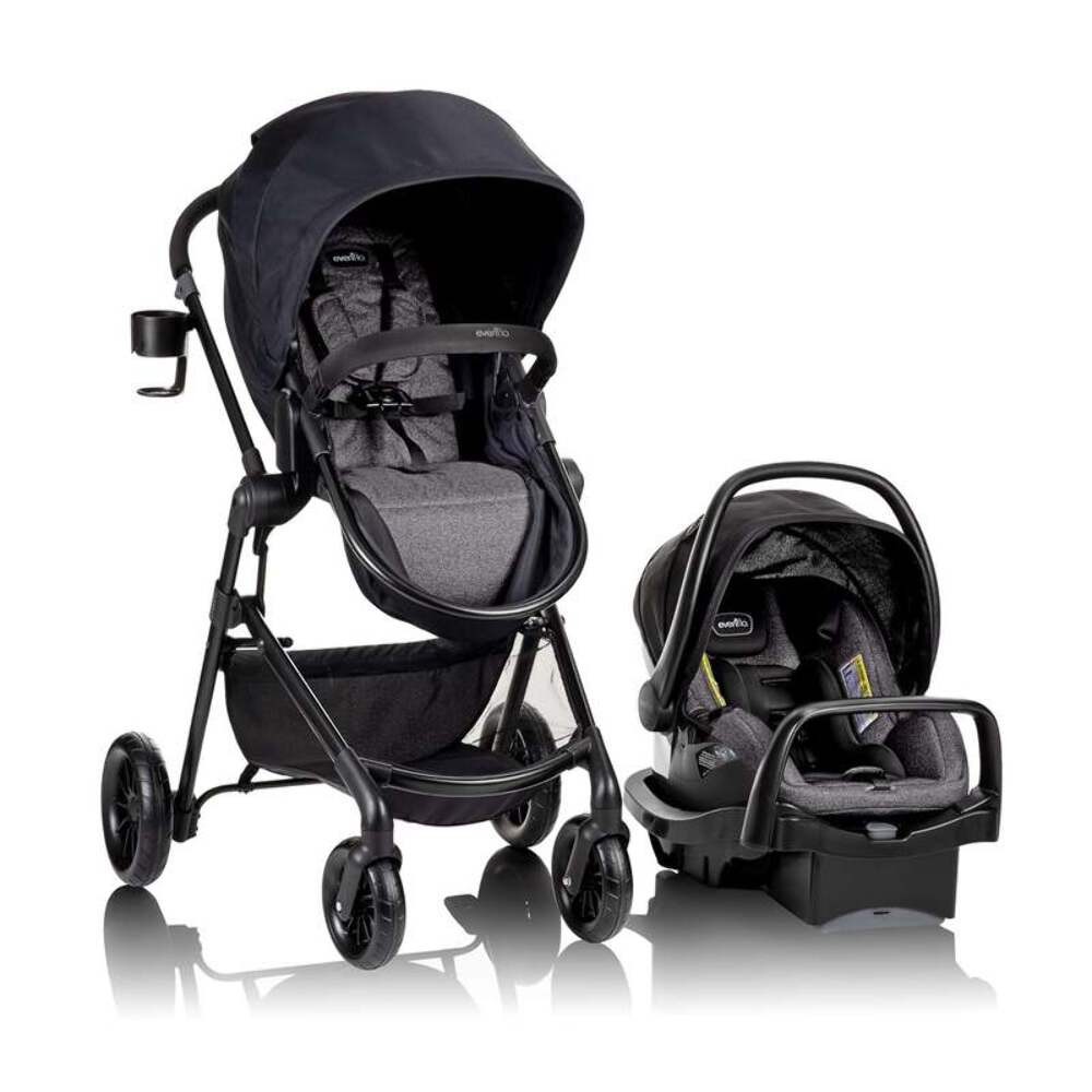 Evenflo Pivot Modular Travel System, Casual Gray (New)