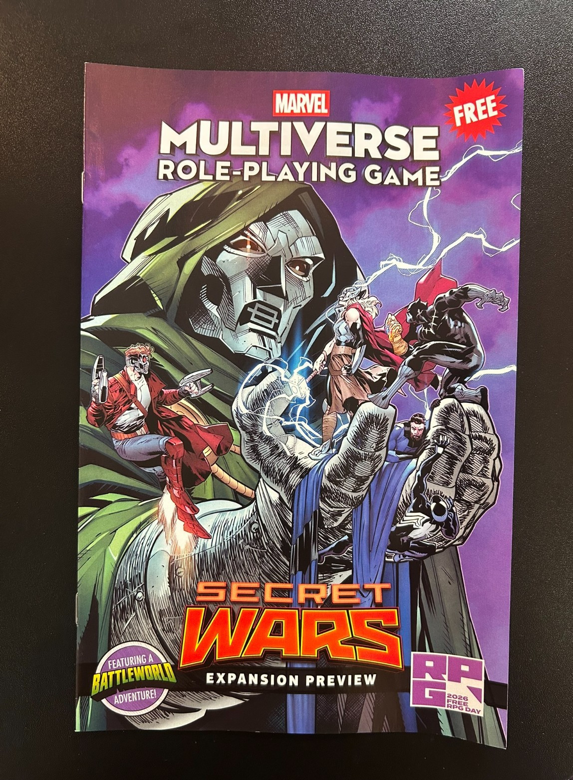 Free RPG Day 2026 Marvel Multiverse: Secret Wars