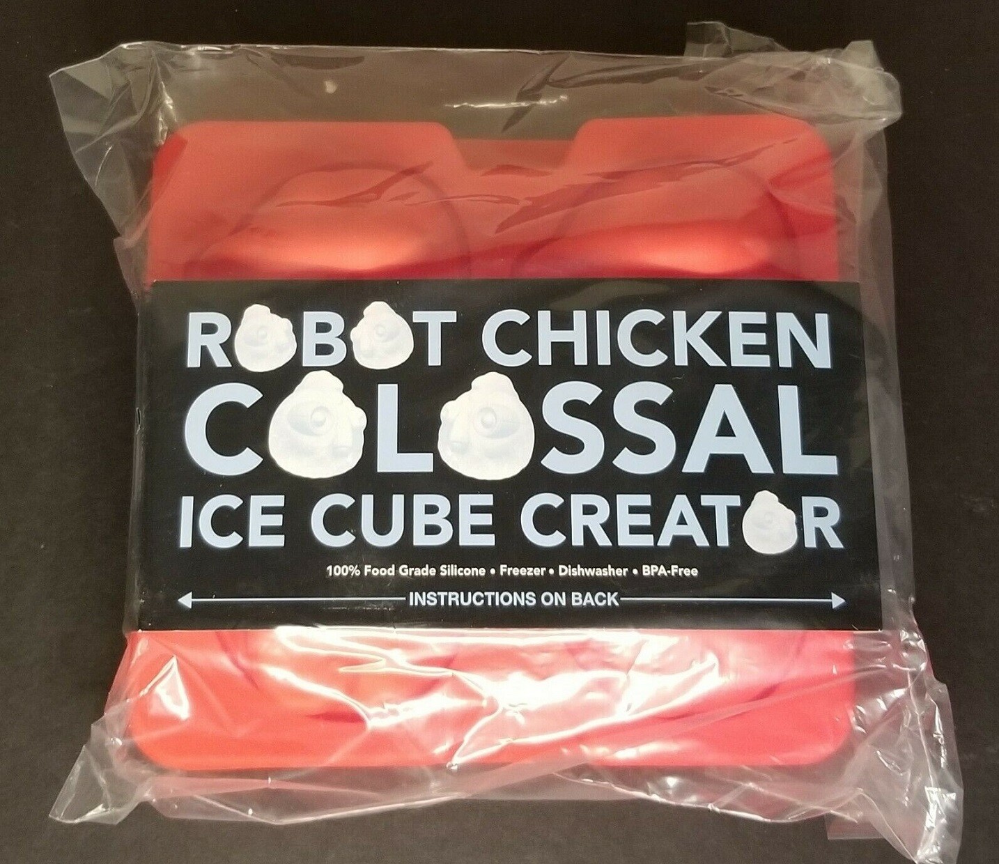 Robot Chicken Colossal Ice Cube Creator Mold New sealed Adult Swim Loot Crate