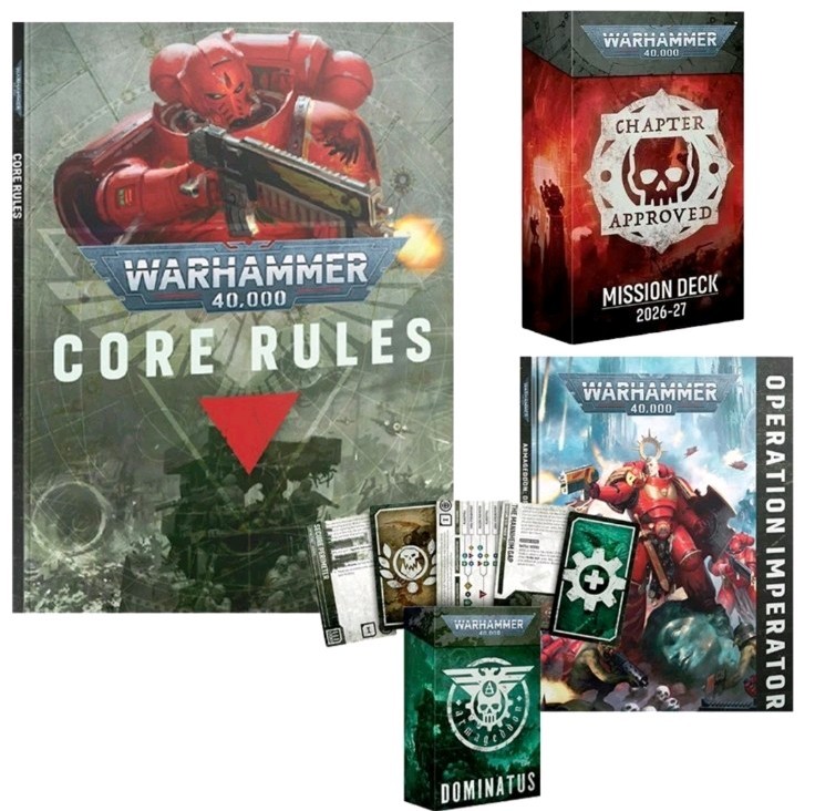 Armageddon 11th Edition Rule Book, Mission + Campaign Deck + Outer Box