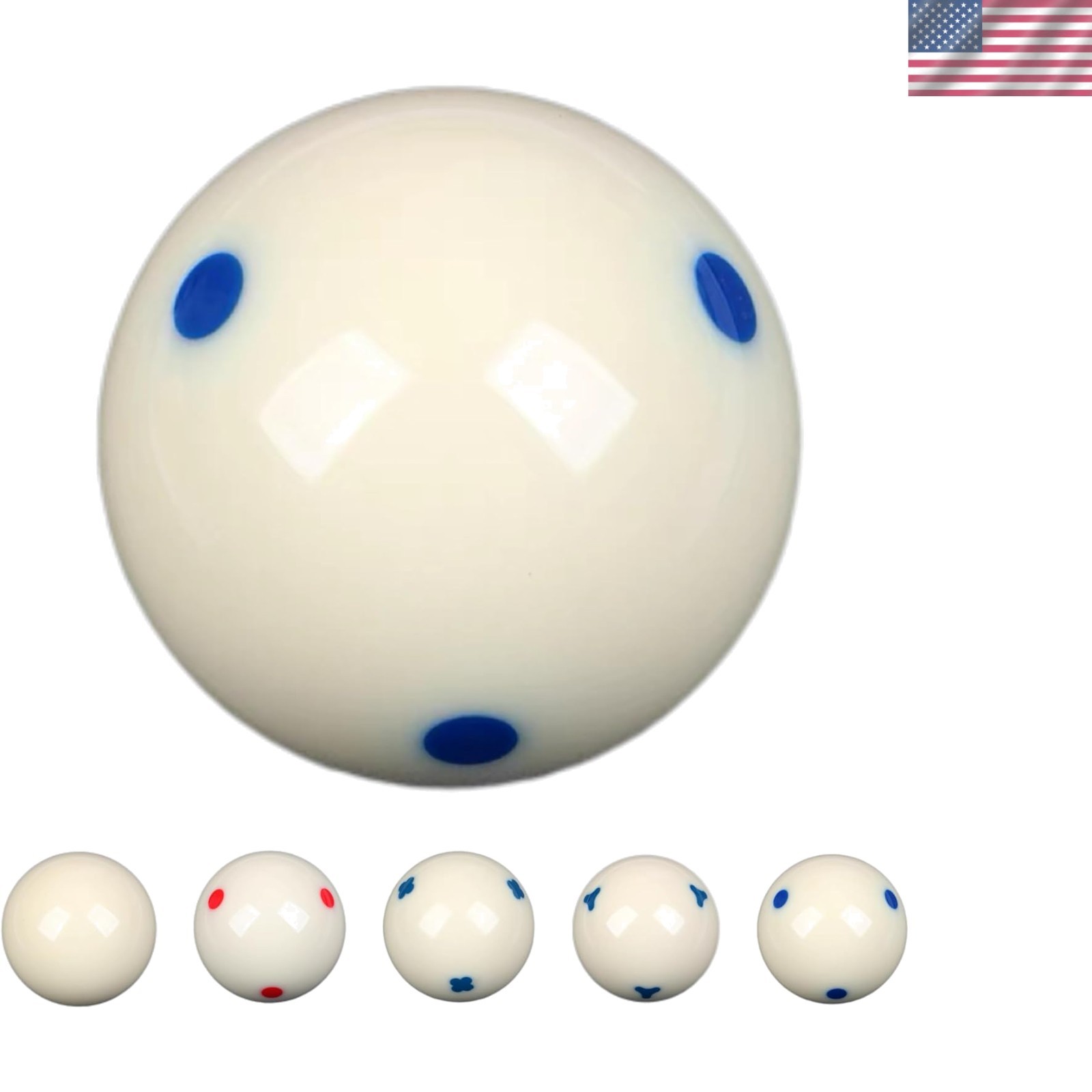 AAA-Grade 6oz Billiard Cue Balls - Versatile for Game Rooms & Competitions
