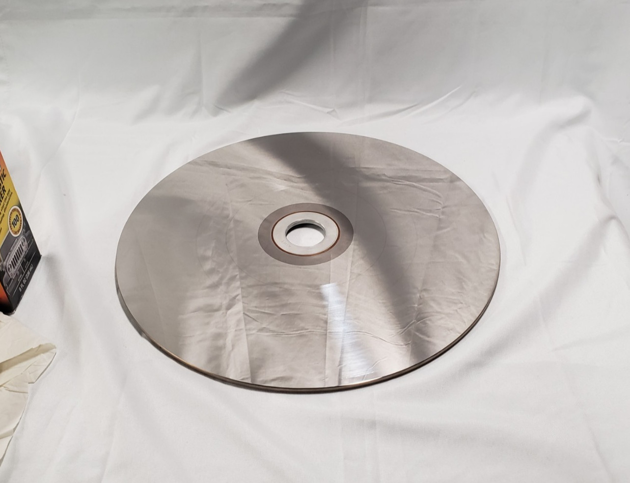 16" Oktel Corporation Analog Hard Drive Data Platter 1975 - 1980   Very Rare