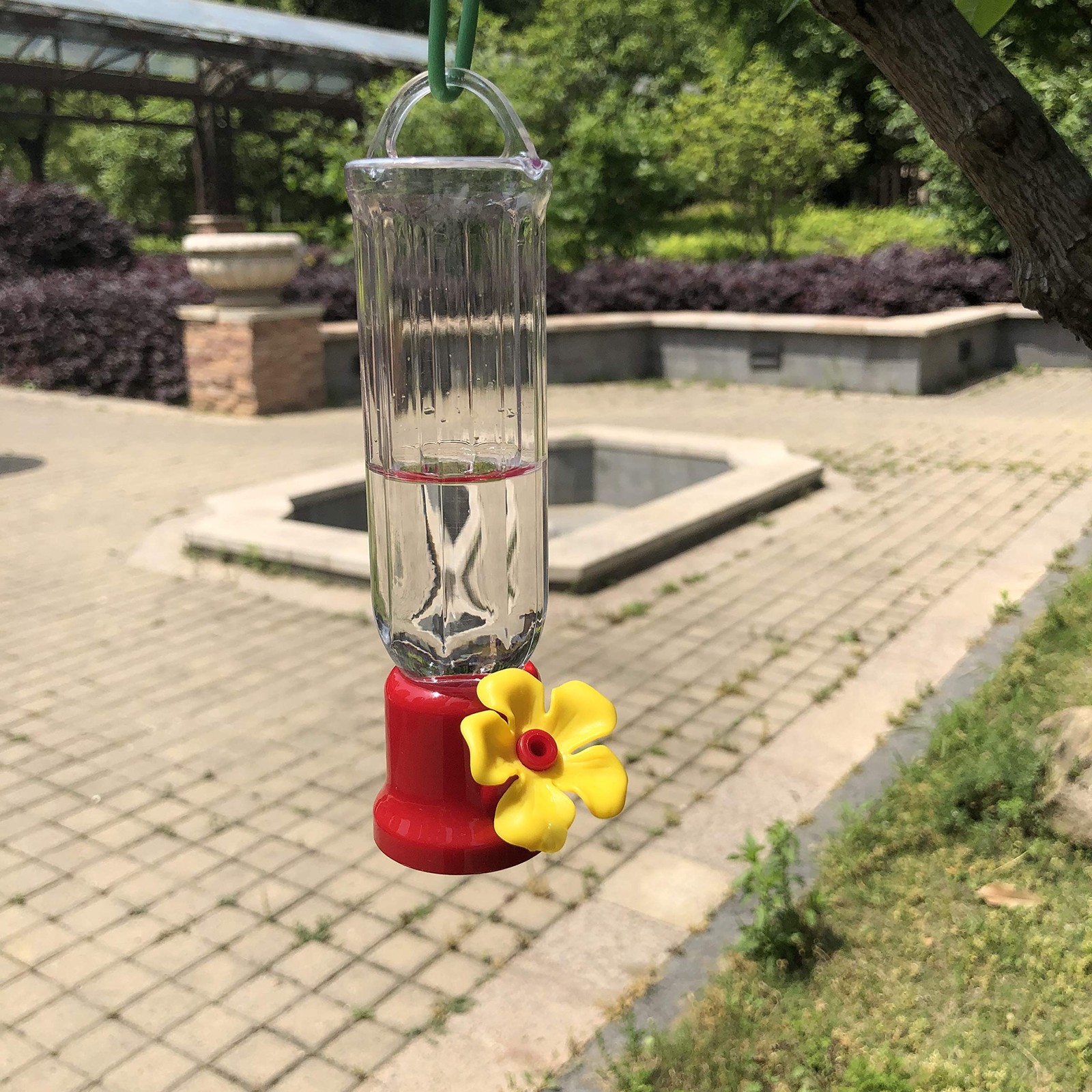 VIMOA Mini Hummingbird Feeder 4 Pack 2.3oz Small Nectar 4 pack 2.3oz, Red