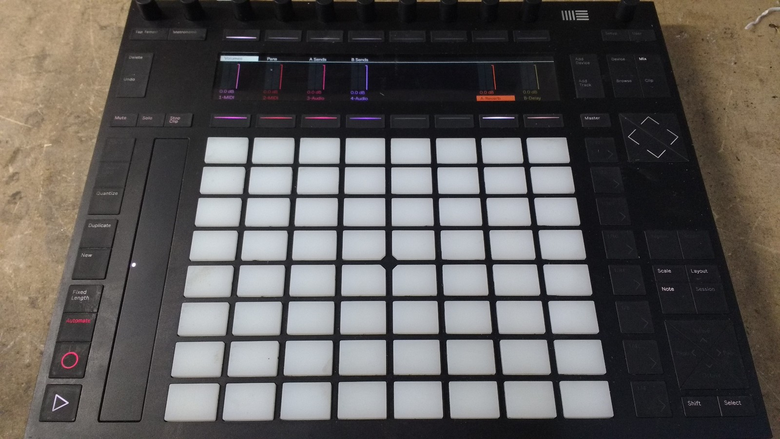 Ableton Push 2 MIDI Controller for Live / Studio no power cord nor accessoires