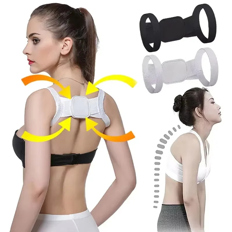 Invisible Posture Corrector Back Support Brace Adjustable Upper Shoulder Unisex