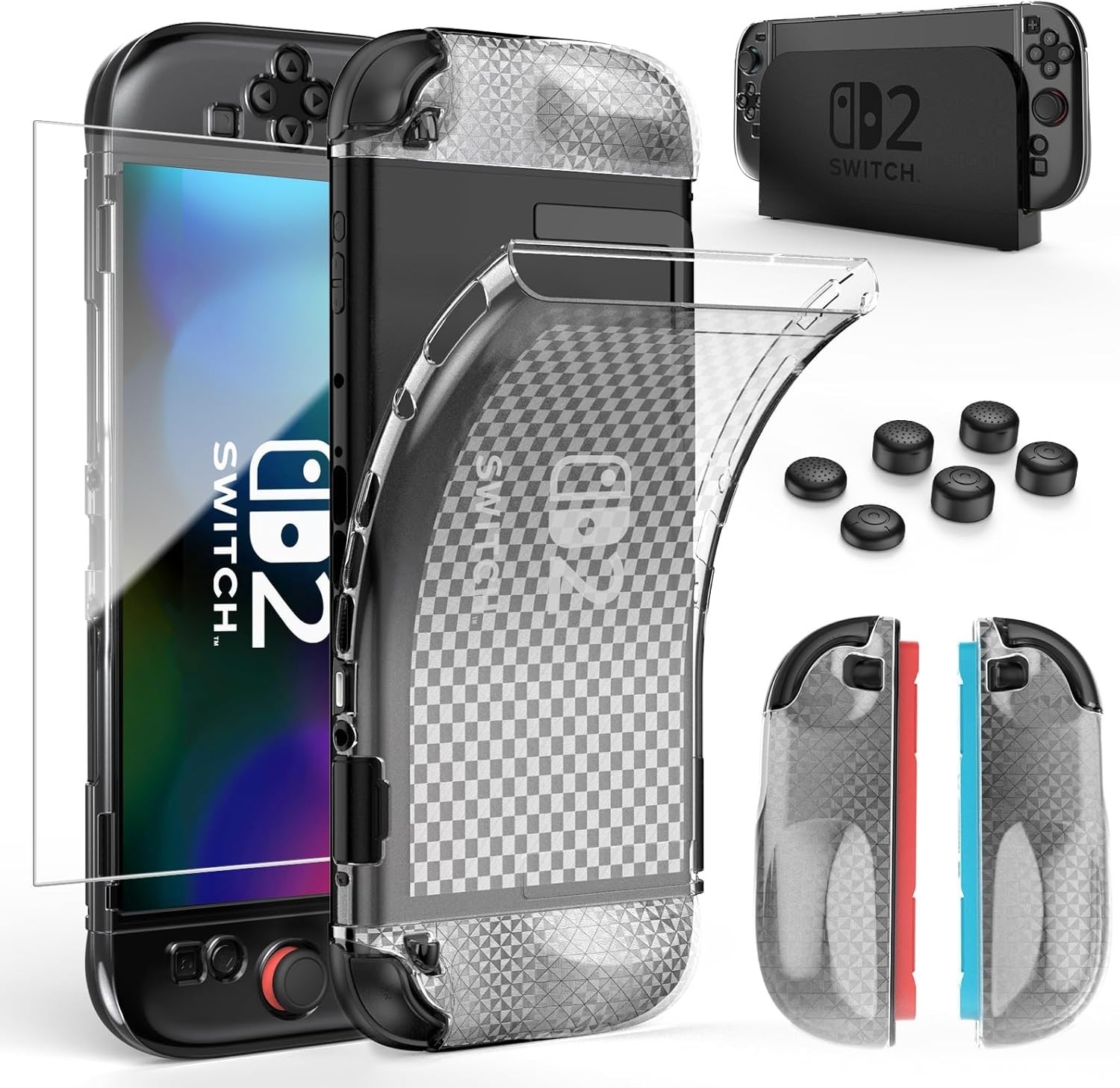Cover for Nintendo Switch 2 Clear PC Protective Case for Nintendo Switch 2