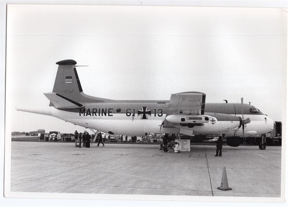 1963-2005 German Marineflieger Breguet 1150 Atlantic 61+13 Original 7x10 Photo