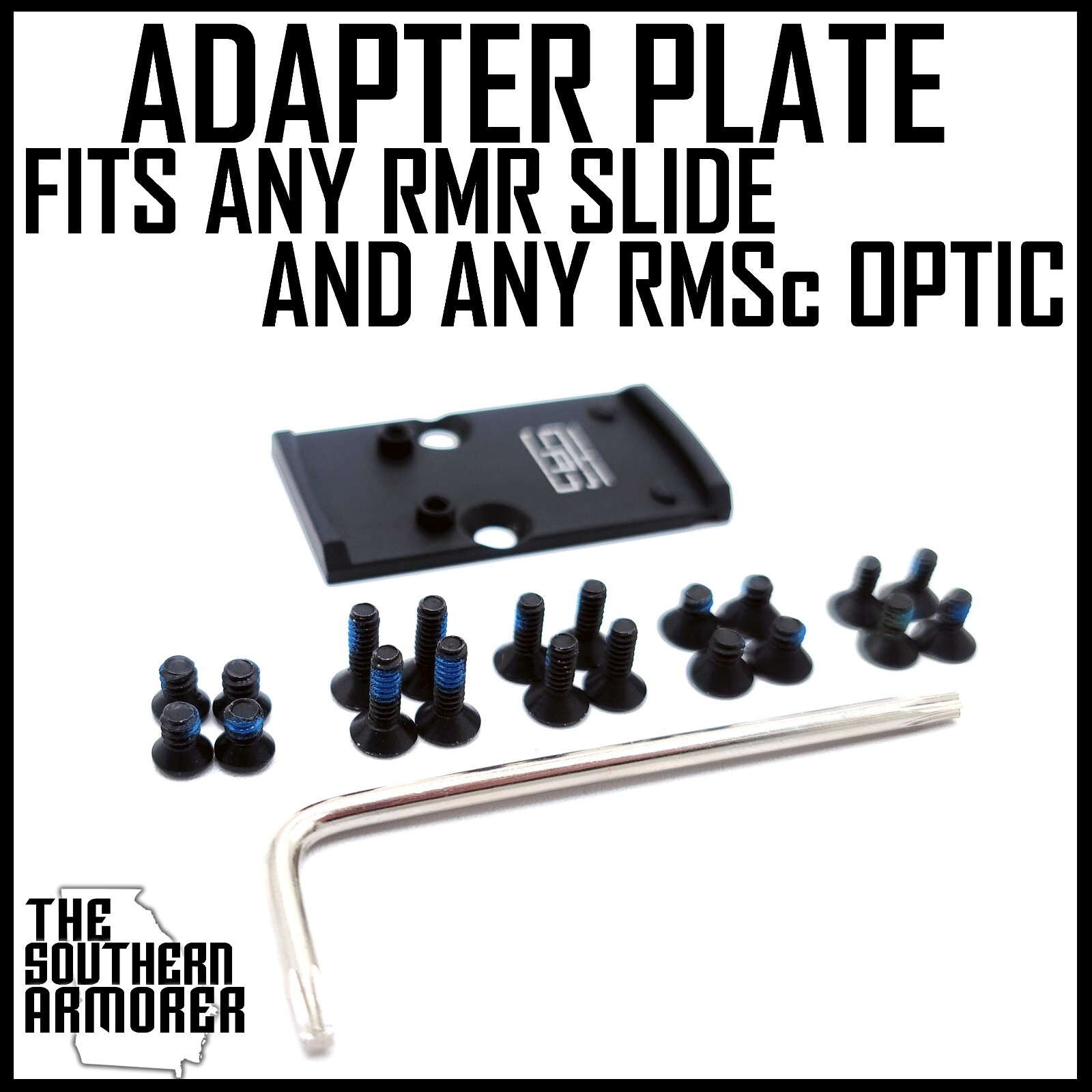 RMR To RMSc Adapter Plate for all RMR slides and RMSc Optics