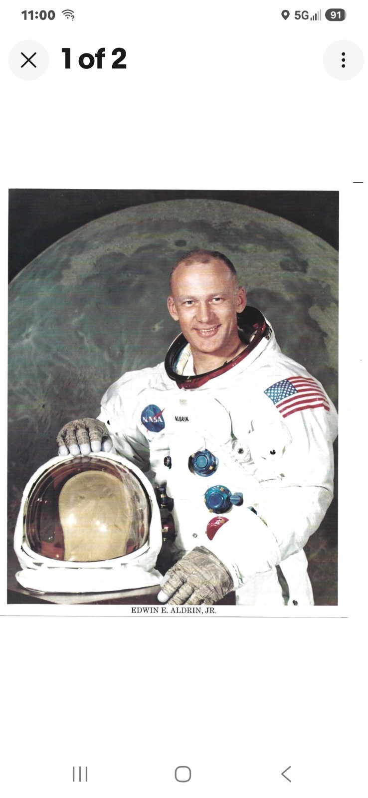 6 Authentic Original NASA 8x10 Photographs Apollo 11
