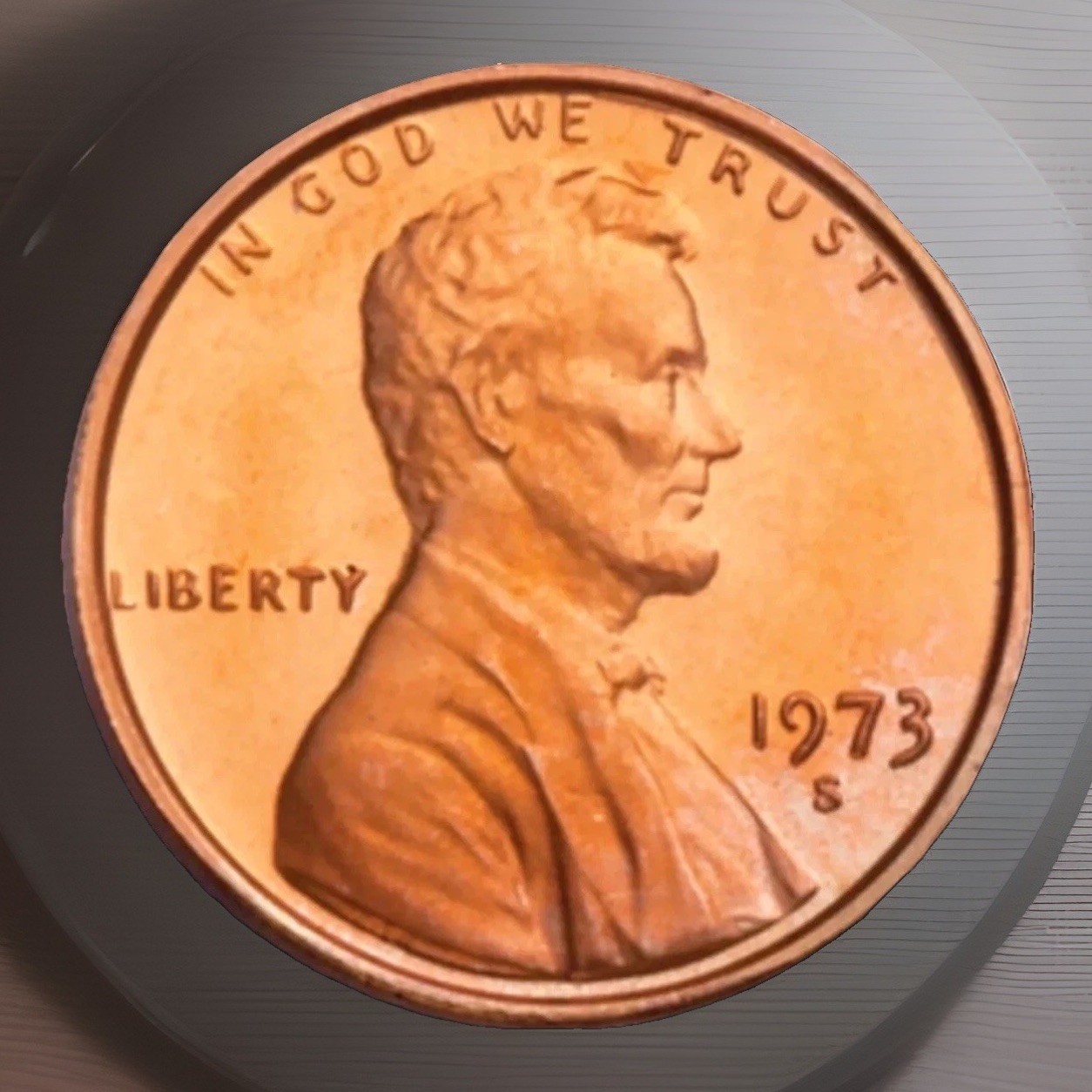 1973-S US Lincoln Memorial Cent RED BU From Original Roll FAST SHIPPING