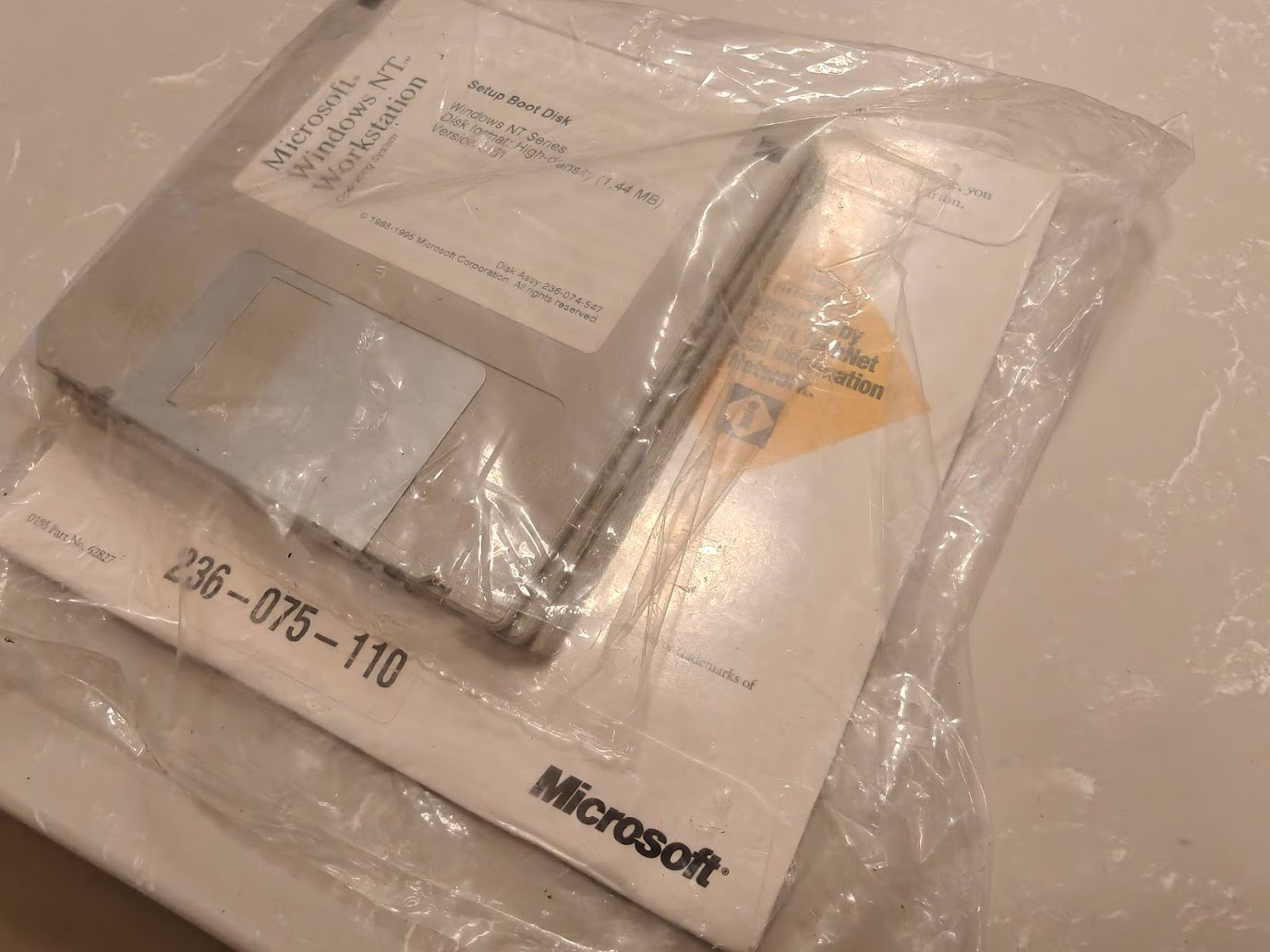 *Sealed* Microsoft Windows NT Workstation 3.51 CD-Rom & Floppy - Vintage New