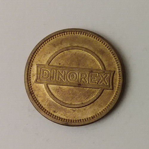 Dinorex Crystal Lake, IL Arcade Game Token 22mm