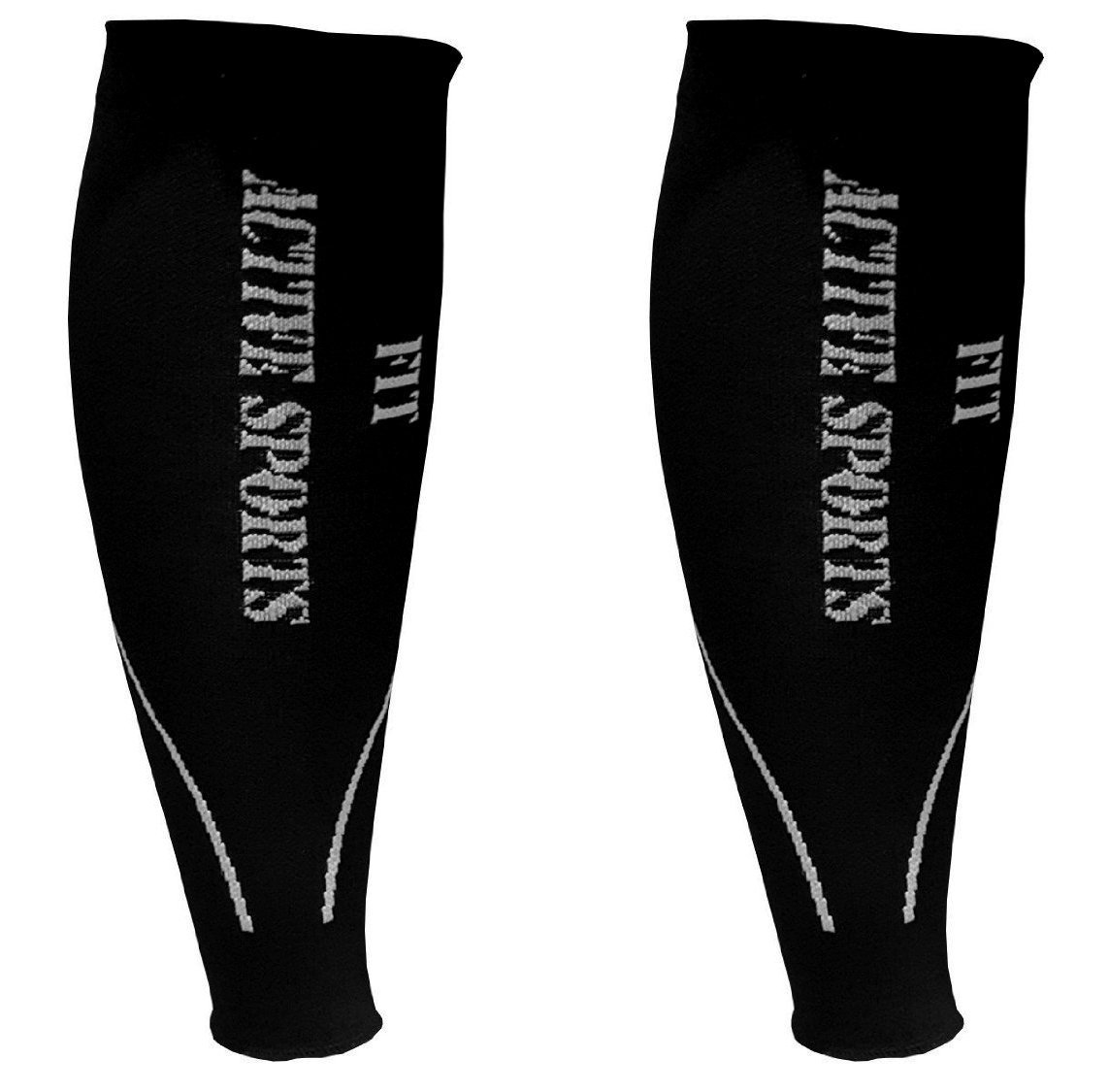 Fit Active Sports Compression Calf Sleeves (1 pair)