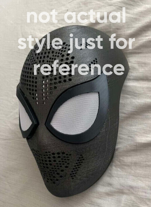 Spider Man Faceshell comic style B:3 sizes