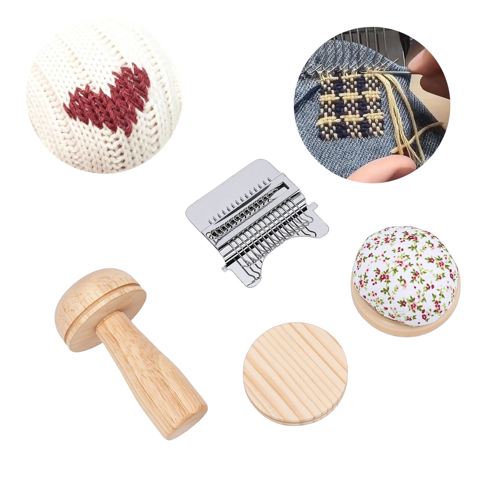 Mini Darning Tool Kit For Repairing Socks And Sweaters