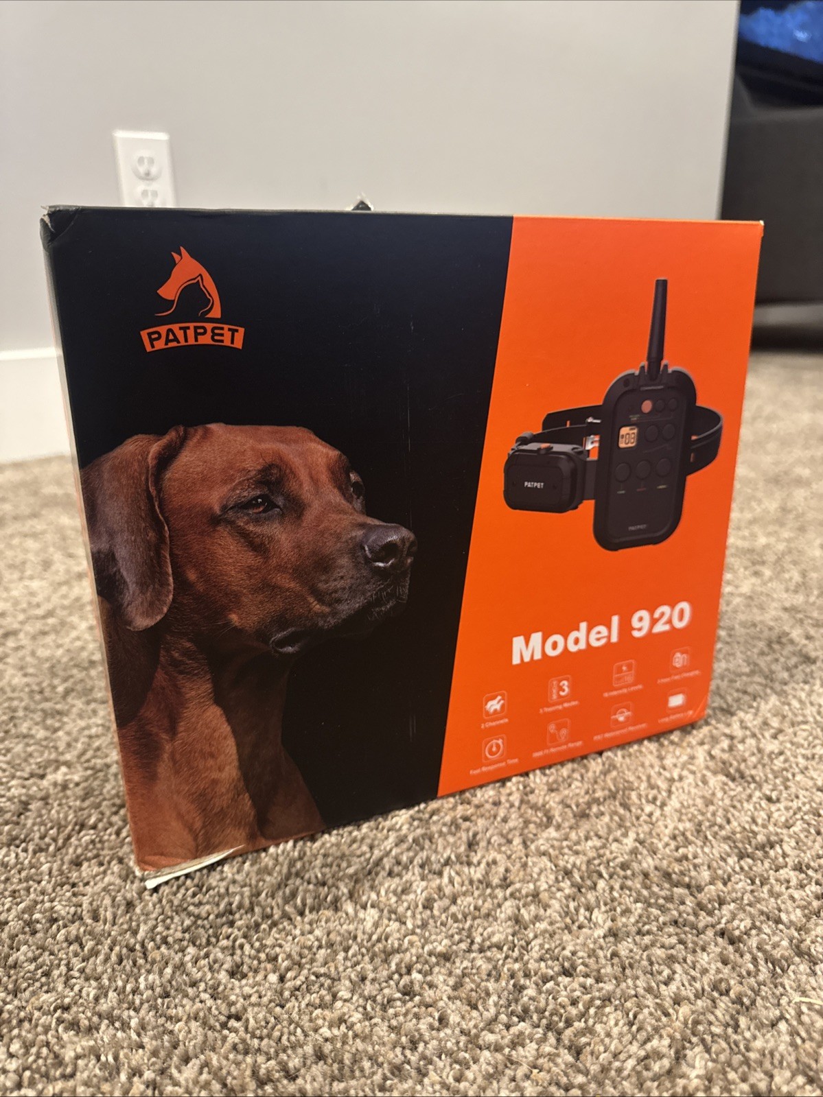 PATPET Dog Training Collar with Remote Model 920 Pro 3/4 Mile Range