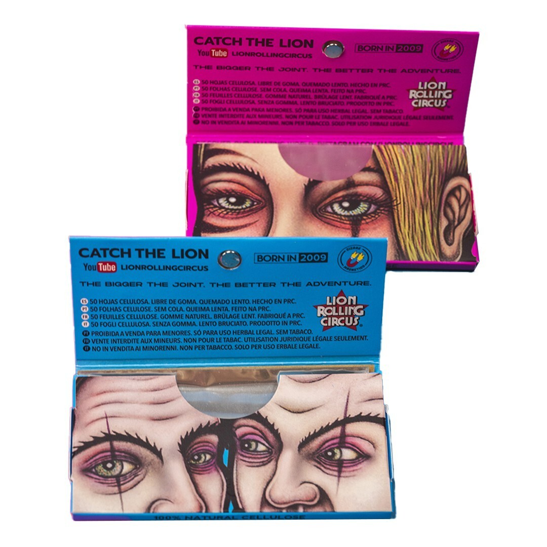lion rolling circus cellulose 1, 1/4 paper (Display)
