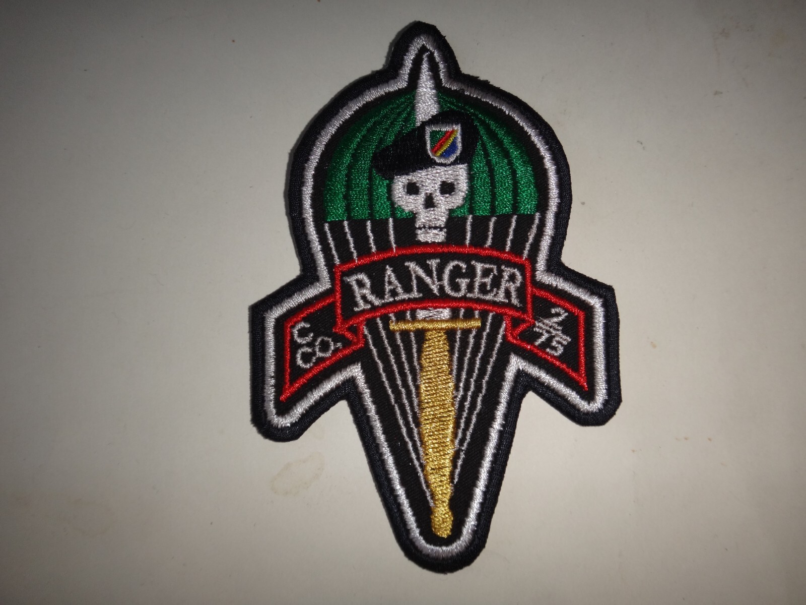 US Army C Company RANGER 2nd Battalion 75th Infantry Regiment Vietnam War Patch