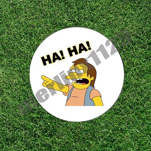 Nelson HA-HA! Simpsons Golf Ball Marker +Switchblade Divot Tool