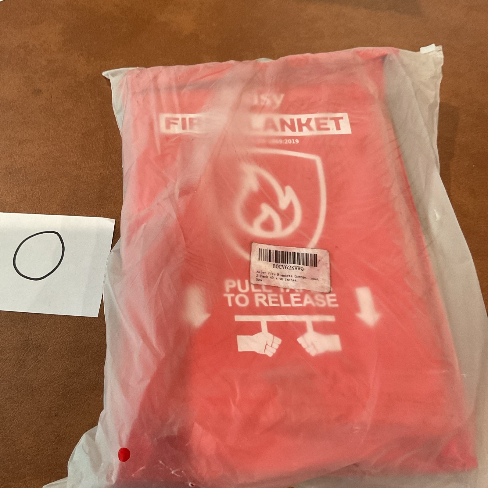 LOT OF 2 AAISY Fire Blankets Emergency for Home, Kitchen, Camping
